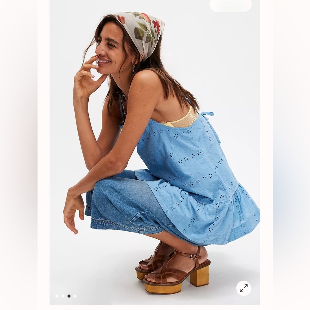 FREE PEOPLE Caught Up Tunic Tank NWT